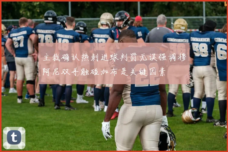 主裁确认热刺进球判罚无误强调穆阿尼双手触碰加布是关键因素